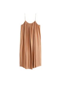 Mango, Damen Kleid 'Crinkle-I', Apricot