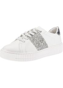 Marco Tozzi, Damen Sneakers, Silber / Wei&szlig;