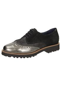 Sioux, Damen Schn&uuml;rschuh 'Meredith', Anthrazit / Basaltgrau / Silber