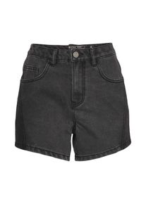 Noisy may, Damen Shorts 'CUTLINE', Black Denim