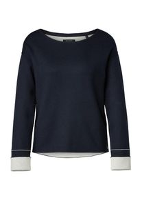 Marc O'Polo Marc O'Polo, Damen Pullover, Nachtblau / Naturwei&szlig;