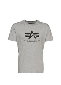 Alpha Industries, Herren Print-Shirt, Graumeliert