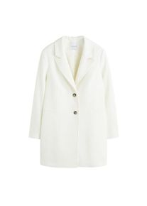 Violeta by Mango, Damen Mantel 'Leti', Wei&szlig;