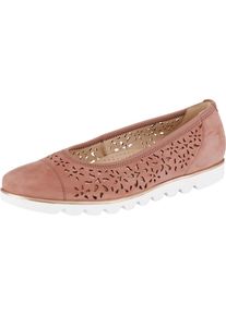 Gabor, Damen Ballerinas, Rosé / Weiß