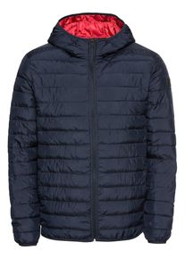 Jack & Jones JACK & JONES, Herren Steppjacke 'JCOBOOM TWIST PUFFER HOOD', Dunkelblau