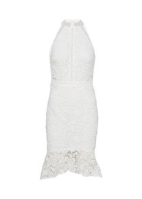 Lipsy, Damen Kleid 'WS FLRL HI NK BDY DR', Weiß
