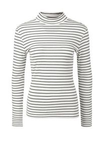 s.Oliver RED LABEL, Damen Ringelshirt, Schwarz / Weiß