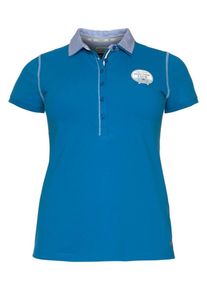 Tom Tailor, Damen Polo Team Poloshirt, Blau