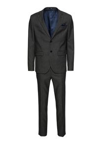 Pier One, Herren Anzug 'Mini Jacquard Suit', Grau