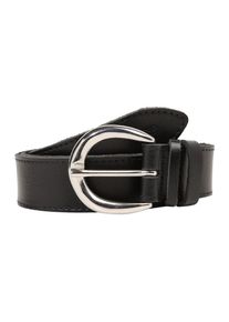 Tom Tailor Denim, Damen Weicher Ledergürtel, Schwarz