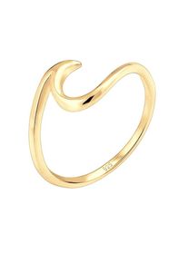 Elli, Damen Ring 'Wellen', Gold