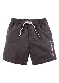Chiemsee, Herren Badeshorts, Mokka / Weiß