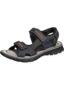 Rieker, Herren Sandale, Ultramarinblau / Schwarz