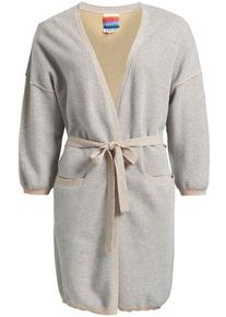 Khujo, Damen Strickjacke 'Patsy', Hellgrau / Pfirsich