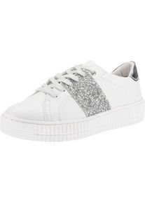 Marco Tozzi, Damen Sneakers, Silber / Wei&szlig;