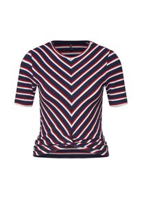 Only, Damen Shirt 'onlZETA', Nachtblau / Rot / Weiß