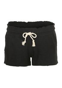 Roxy, Damen Shorts aus Leinen 'Oceanside', Schwarz