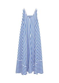 Drykorn, Damen Kleid 'AIKA', Blau / Weiß