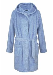 Bench, Damen Kuscheliger Morgenmantel mit Kapuze, Himmelblau