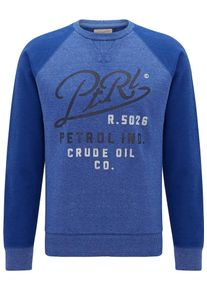 PETROL INDUSTRIES, Herren Sweater, Blau / Schwarz / Wei&szlig;