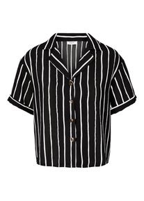 Pieces, Damen Bluse, Schwarz