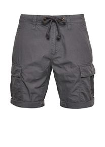 Q/S Designed By, Herren Cargo-Shorts, Dunkelgrau