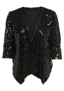 Only, Damen Strickjacke, Schwarz