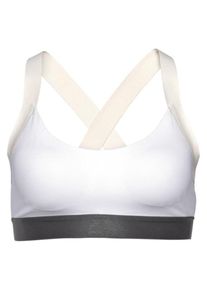 adidas Performance, Damen Sport-BH 'All Me Warrior', Dunkelgrau / Weiß