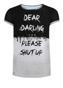 Trueprodigy, Herren T-Shirt 'Darling...?', Schwarz / Weiß