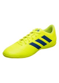 adidas Performance, Herren Fu&szlig;ballschuh 'Nemeziz 18.4', Dunkelblau / Neongelb