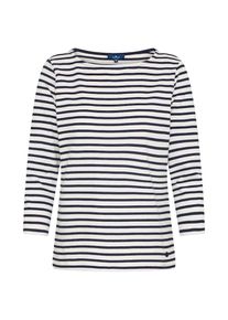 Tom Tailor, Damen Shirt, Navy / Weiß