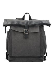 Camel Active, Herren Rucksack mit Laptopfach 'Seoul', Schwarz / Schwarzmeliert