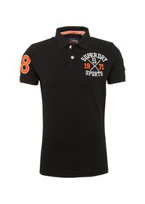 Superdry, Herren T-Shirt 'Classic Superstate', Orange / Schwarz / Wei&szlig;