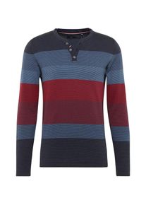Tom Tailor, Herren Pullover, Blau / Rot