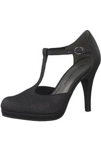 Tamaris, Damen T-Steg-Pumps, Anthrazit