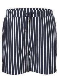 JUNAROSE, Damen Shorts, Navy / Wei&szlig;