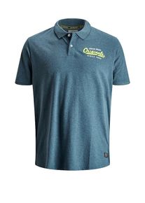 Jack & Jones JACK & JONES, Herren Poloshirt, Blaumeliert