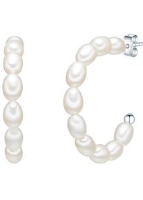 Valero Pearls, Damen Silberohrstecker Zuchtperlen, Silber