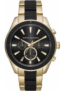 Armani Exchange, Herren Chronograph, Gold / Schwarz