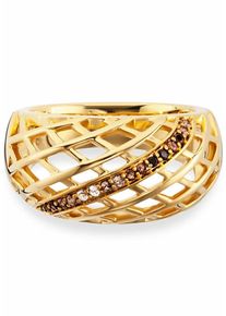 CAI Ca&iuml;, Damen CA&Iuml; Fingerring 'ca&iuml; wo, digital reflection, C1796R/90/AY/', Gold