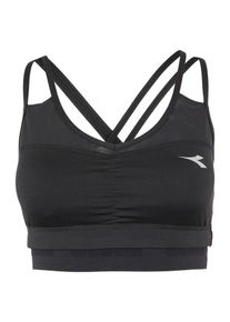 Diadora, Damen Sport-BH mit leichtem Support, Schwarz