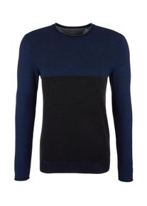 s.Oliver RED LABEL, Herren Pullover, Navy / Schwarz