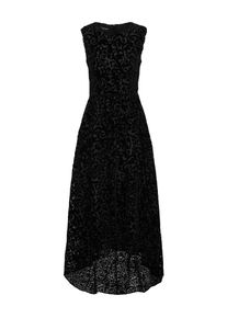 Apart, Damen Abendkleid mit Ausbrenner &Acirc;&ndash; Muster, Schwarz