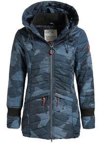 Khujo, Damen Pullover 'ASYA', Blau / Himmelblau / Schwarz