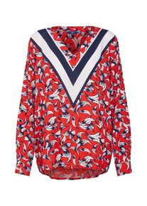 Tom Tailor, Damen Bluse, Mischfarben / Feuerrot