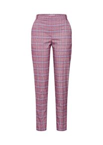 EDITED, Damen Hose 'Magda', Blau / Bordeaux