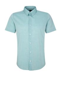 s.Oliver BLACK LABEL, Herren Kurzarmhemd, Pastellblau