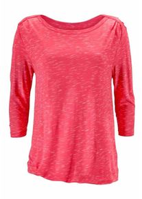 Lascana, Damen Langarmshirt, Koralle