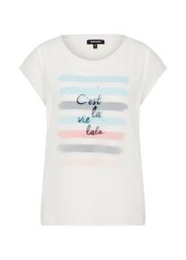 More & More MORE & MORE, Damen Shirt, Hellblau / Pink / Weiß