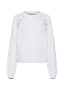 Only, Damen Pullover 'MAGA', Wei&szlig;